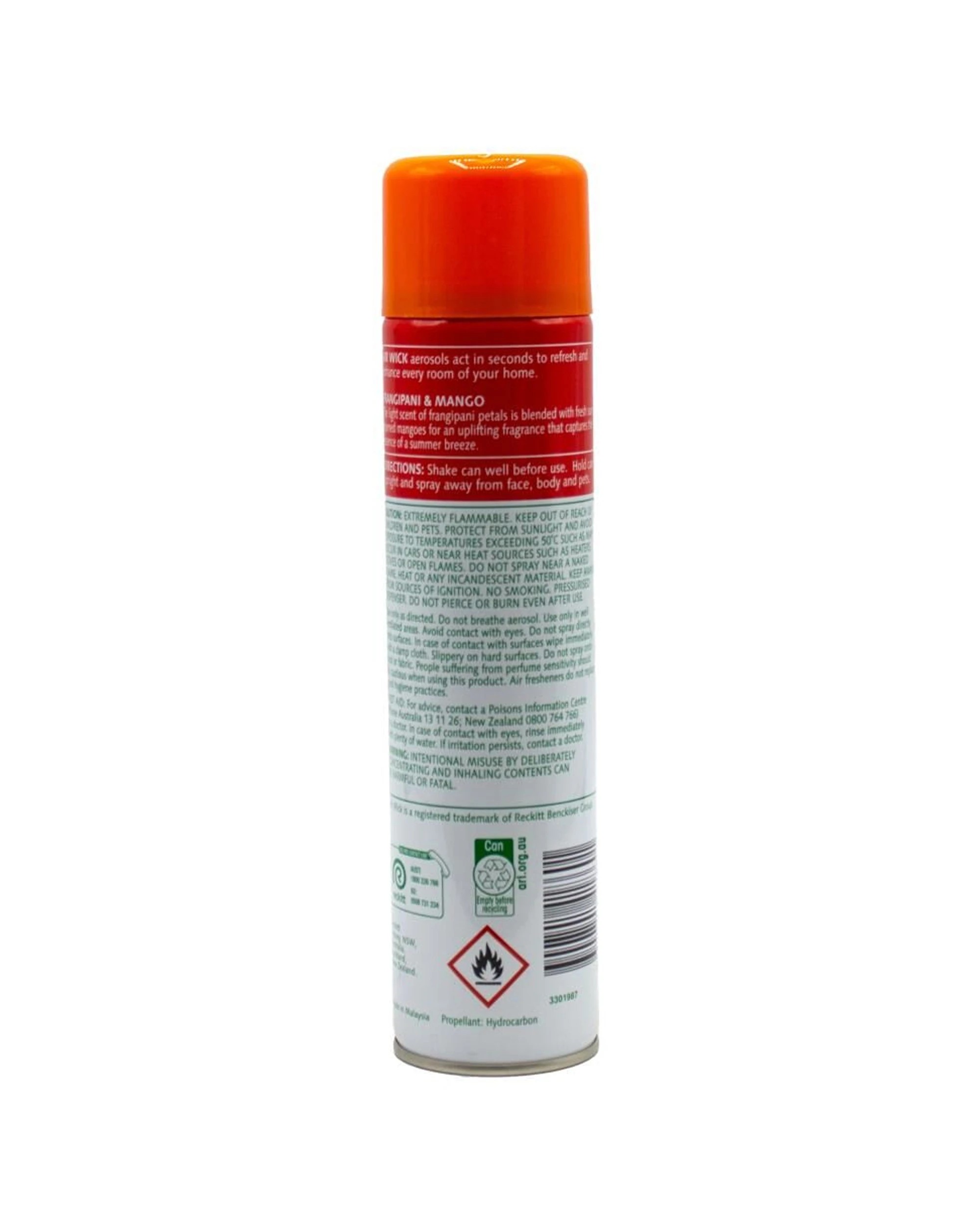 5 AIR WICK 6PK Airwick Air Freshener Odour Eliminator 237G Frangipani Mango - Multi, 5 of 5