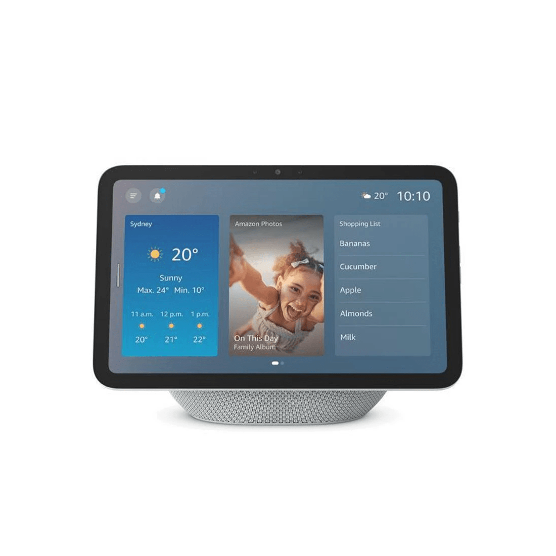 1 Amazon Echo Show 8 Glacier White, 1 of 8