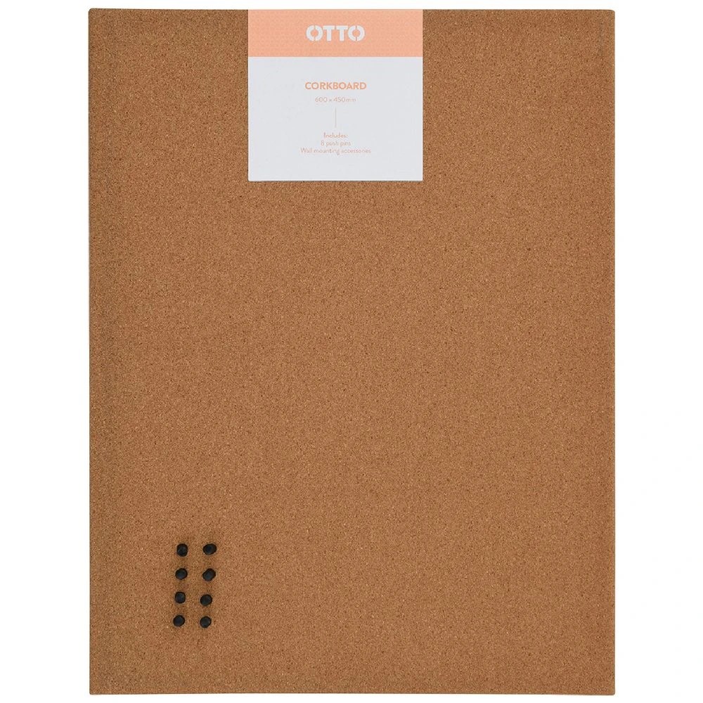 1 Otto Frameless Corkboard 450 x 600mm, 1 of 8