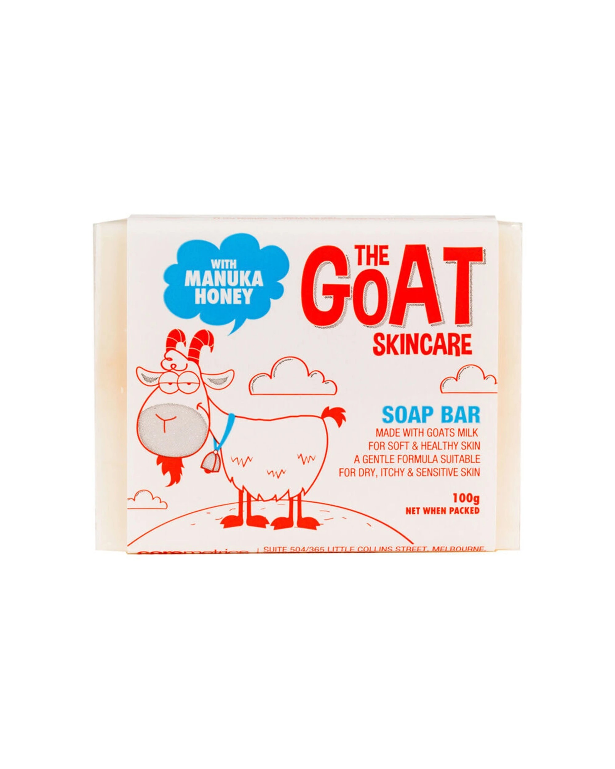 2 The Goat 6Pk Skincare Body Soap Manuka Honey For Sensitive Skin 100G - Beige, 2 of 2