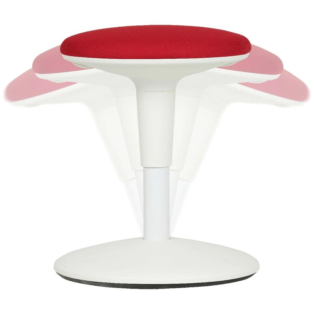 2 J.Burrows Hyde Kids Sit Stand Stool Red Visitor Chairs and Stools, 2 of 7