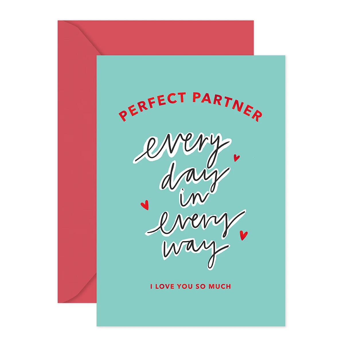 1 Hallmark Valentine's Day Card Card - Perfect Partner Everyday in Every Way, 1 of 3