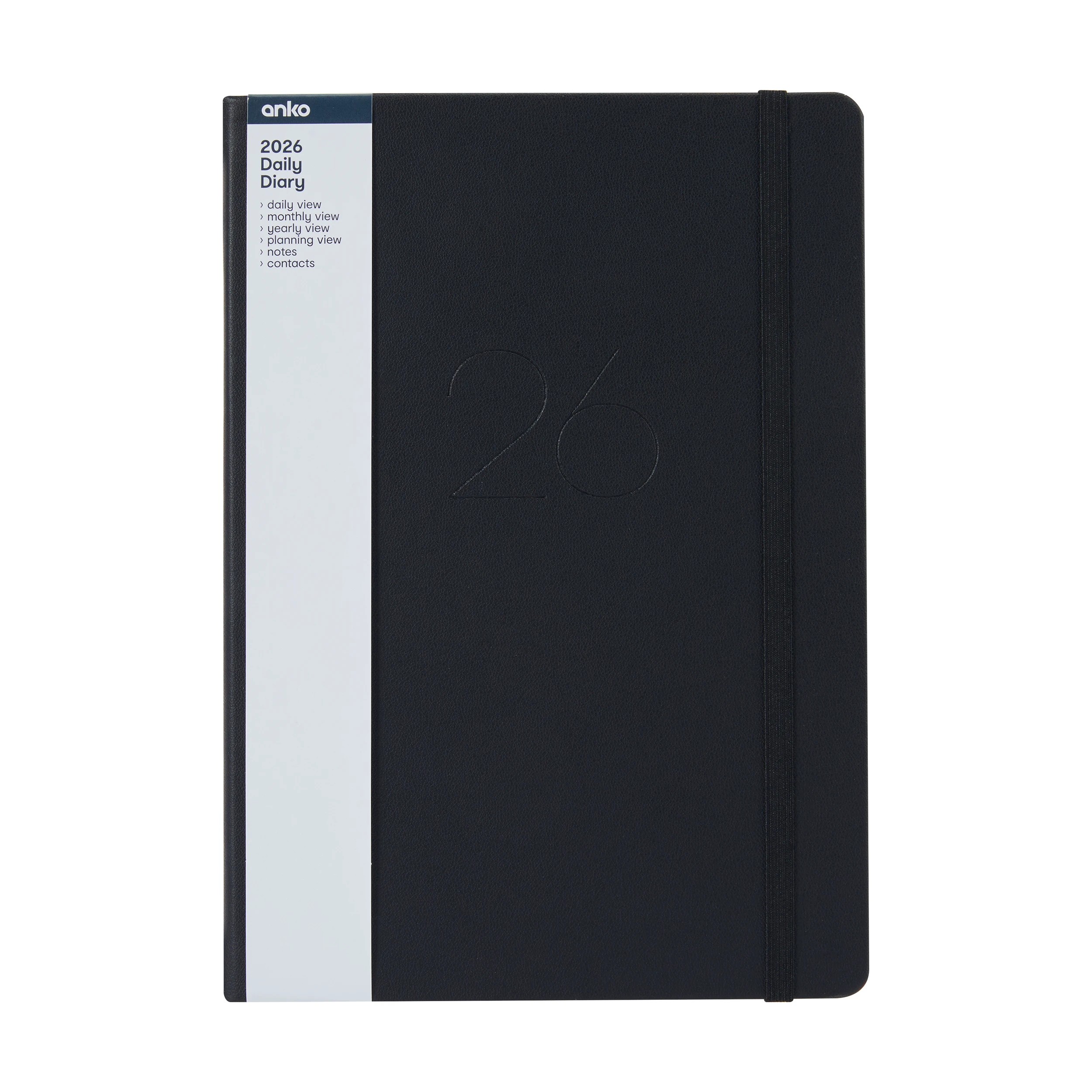 7 2026 Daily Diary - Black, 7 of 8