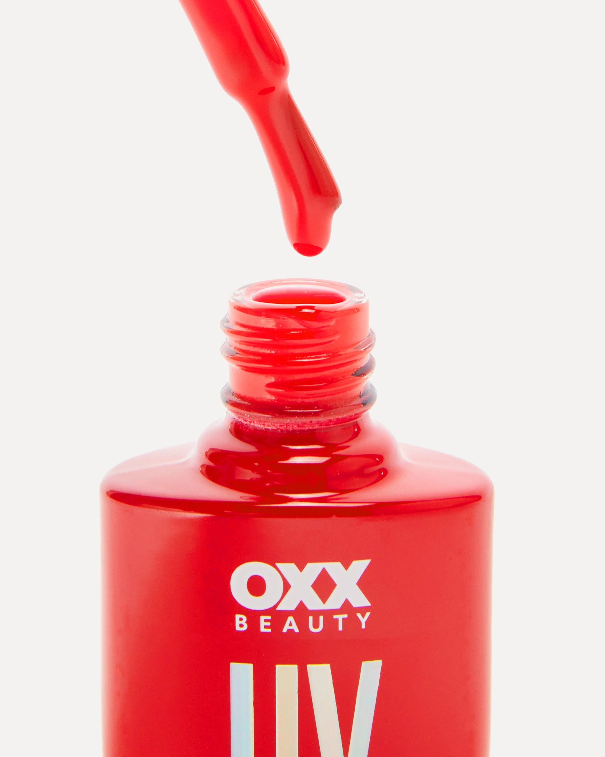 3 OXX Beauty UV Gel Nail Polish - Fiery Red, 3 of 6