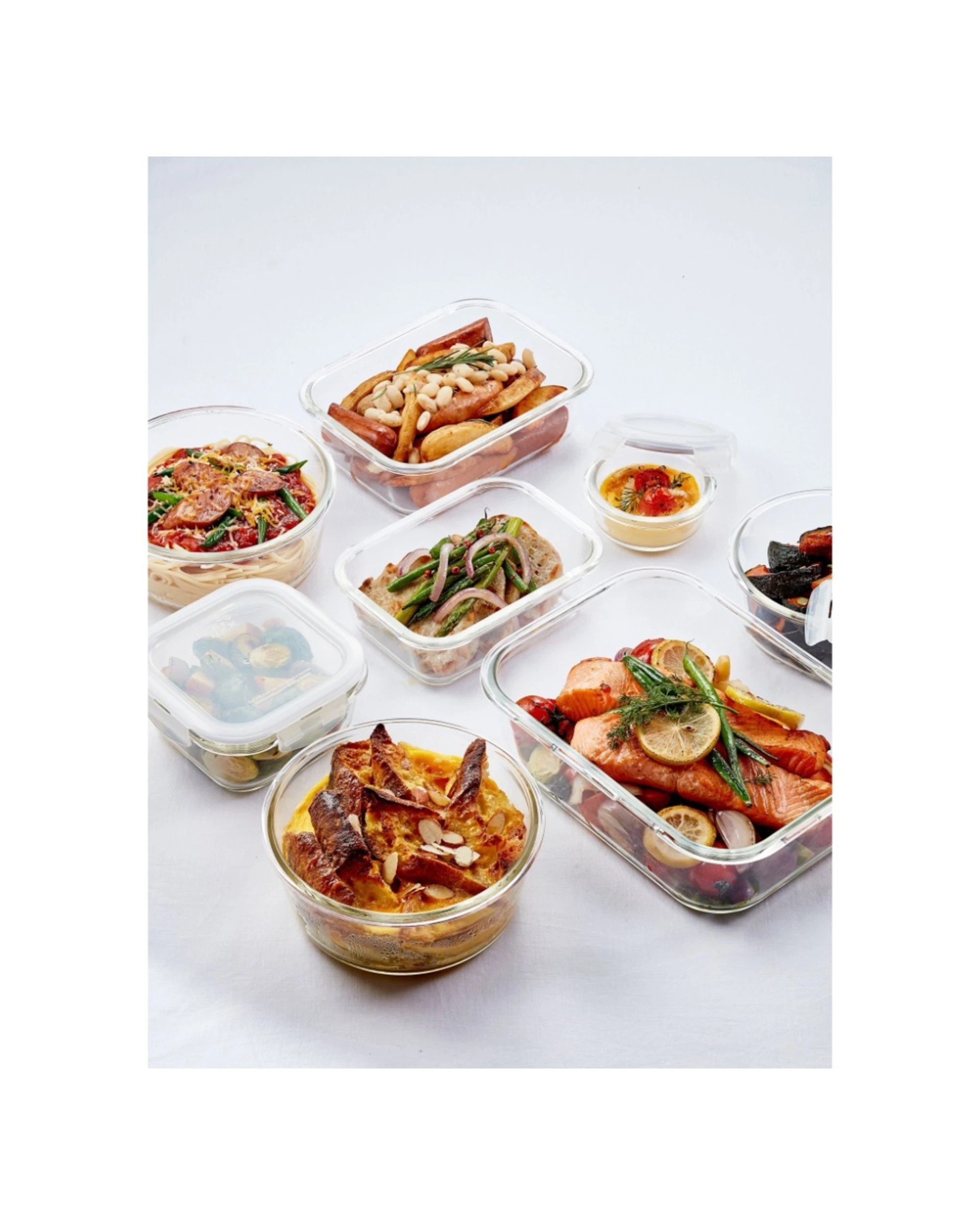 2 Lock & Lock Euro Glass Borosilicate Heat Resistant Glass Rectangular Container 630ml - Clear, 2 of 3