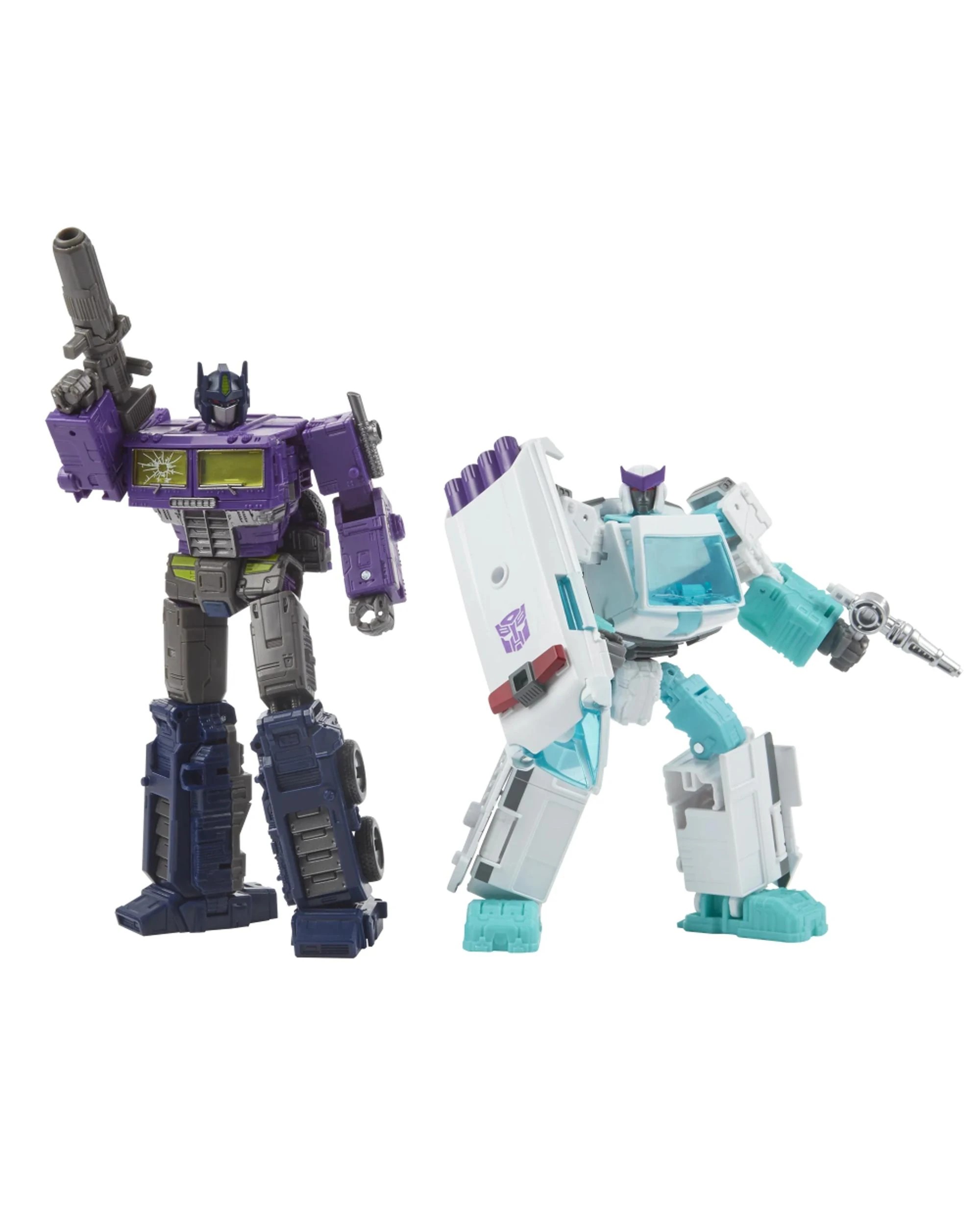 1 Transformers Generations Selects Shattered Glass Ratchet and Optimus Prime Deluxe Class Action Figure, 1 of 6