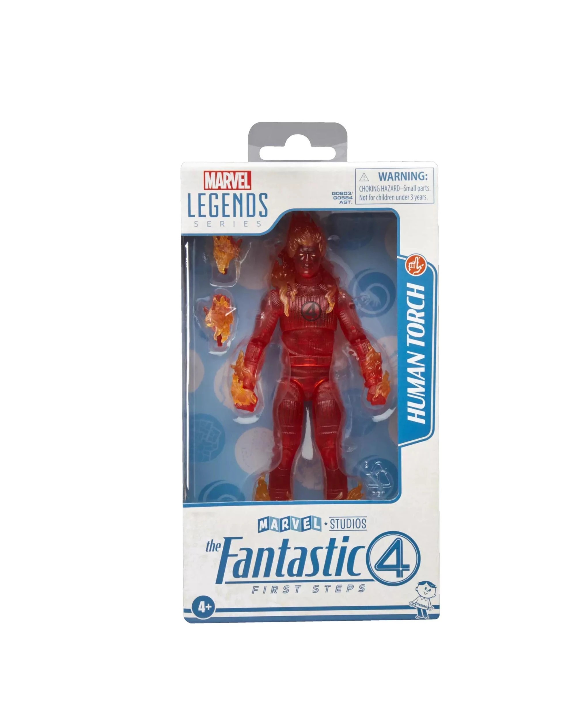 1 Marvel Legends Series: The Fantastic 4 First Steps: Human Torch, 1 of 7