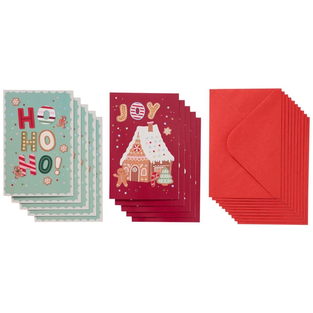 2 Officeworks Christmas Cards 10 Pack Festive Friends 3, 2 of 2