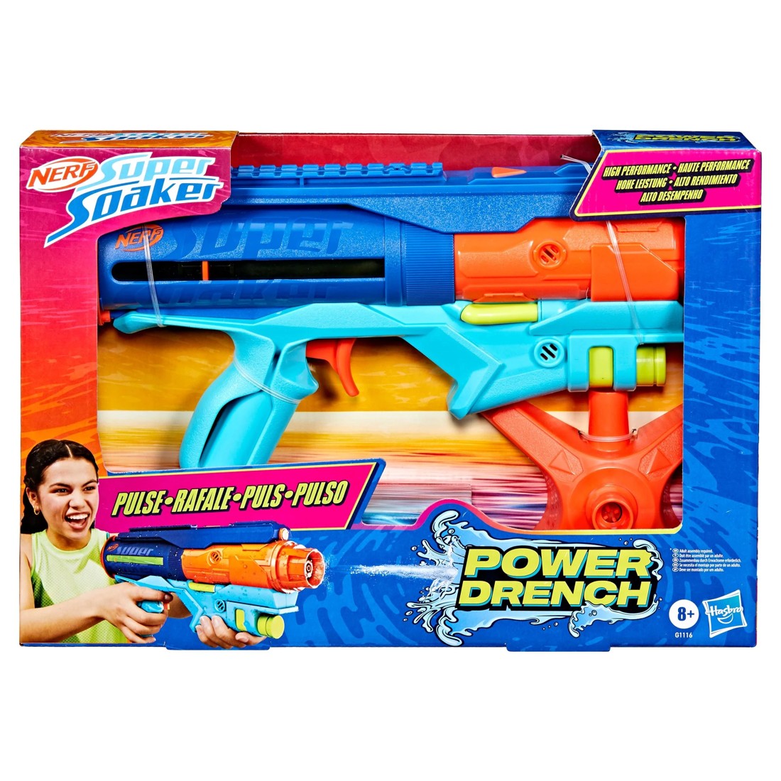 1 Nerf Super Soaker Blaster - Blue, 1 of 3