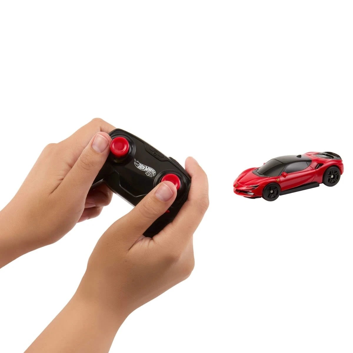 6 Hot Wheels RC Scale Ferrari SF90 Stradale Assetto Fiorano Action Vehicle, 6 of 7