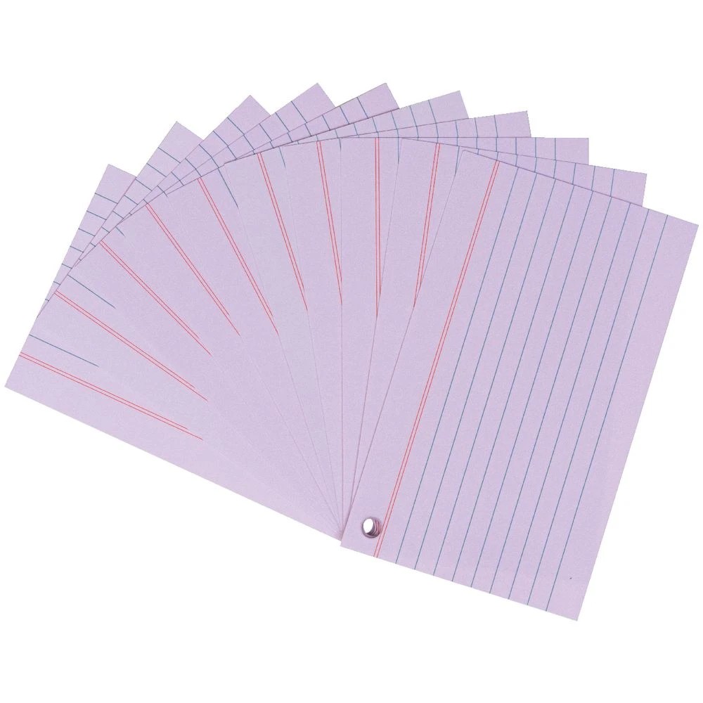 6 Studymate Study Cards Pastel Purple 50 Sheets, 6 of 9