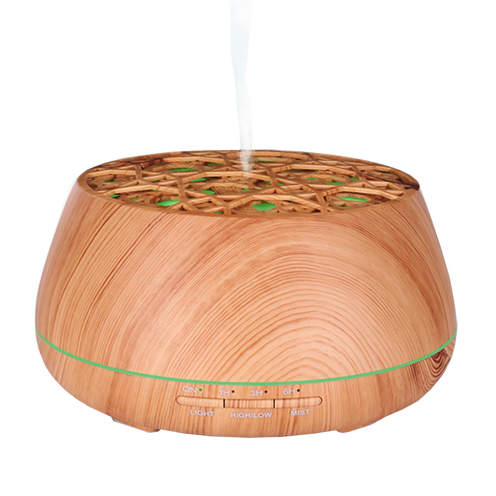 1 TODO 400Ml Bluetooth Humidifier Aromatherapy Diffuser Ultrasonic Led Speaker Dome - Woodgrain, 1 of 2