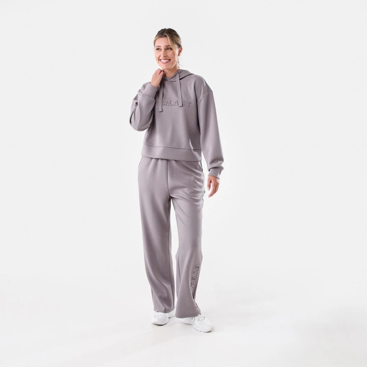 7 Everlast Womens Scuba Trackpants Deep Taupe, 7 of 7