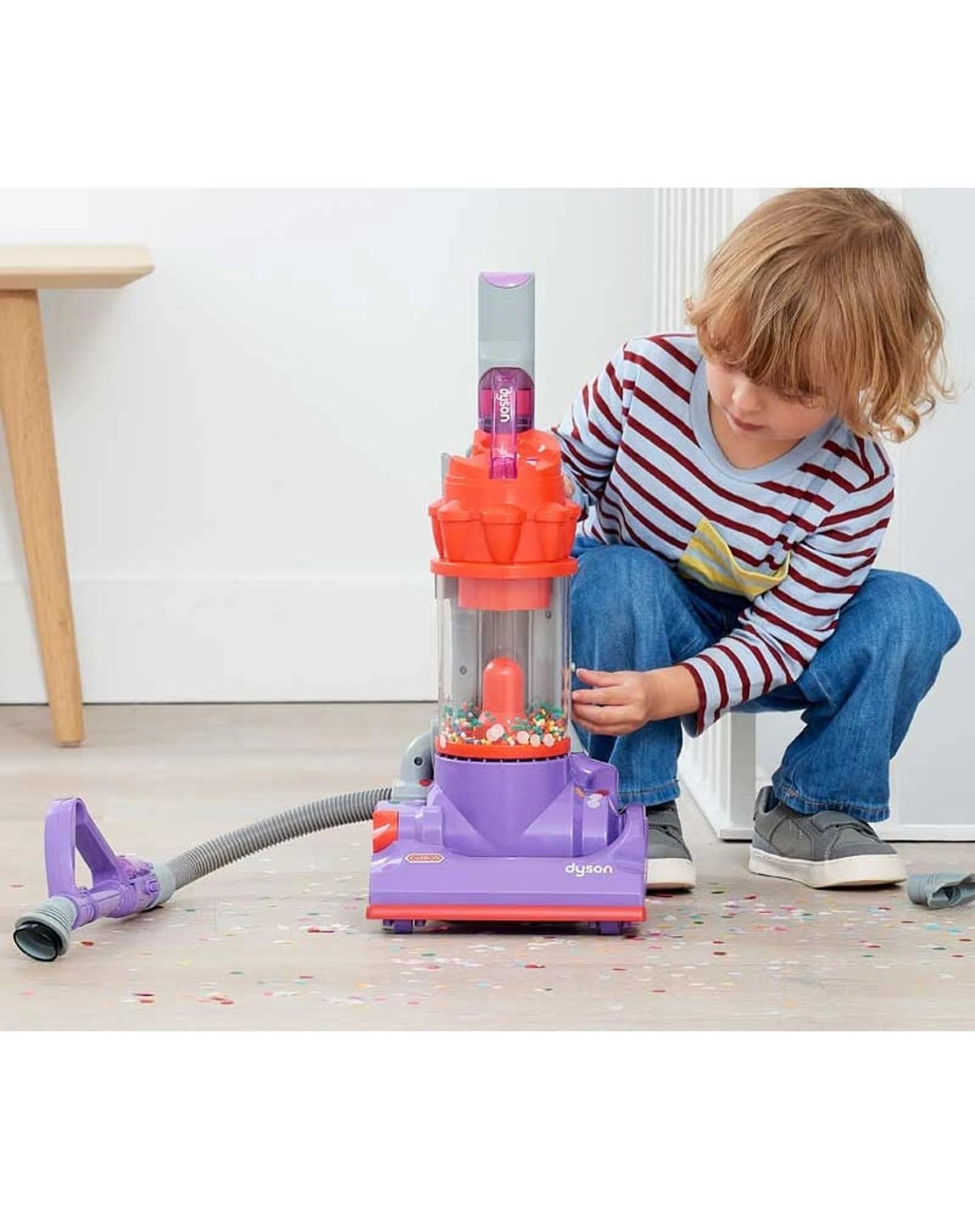 5 Casdon Dyson DC14 Kids Cordless Upright Vacuum Cleaner, 5 of 5