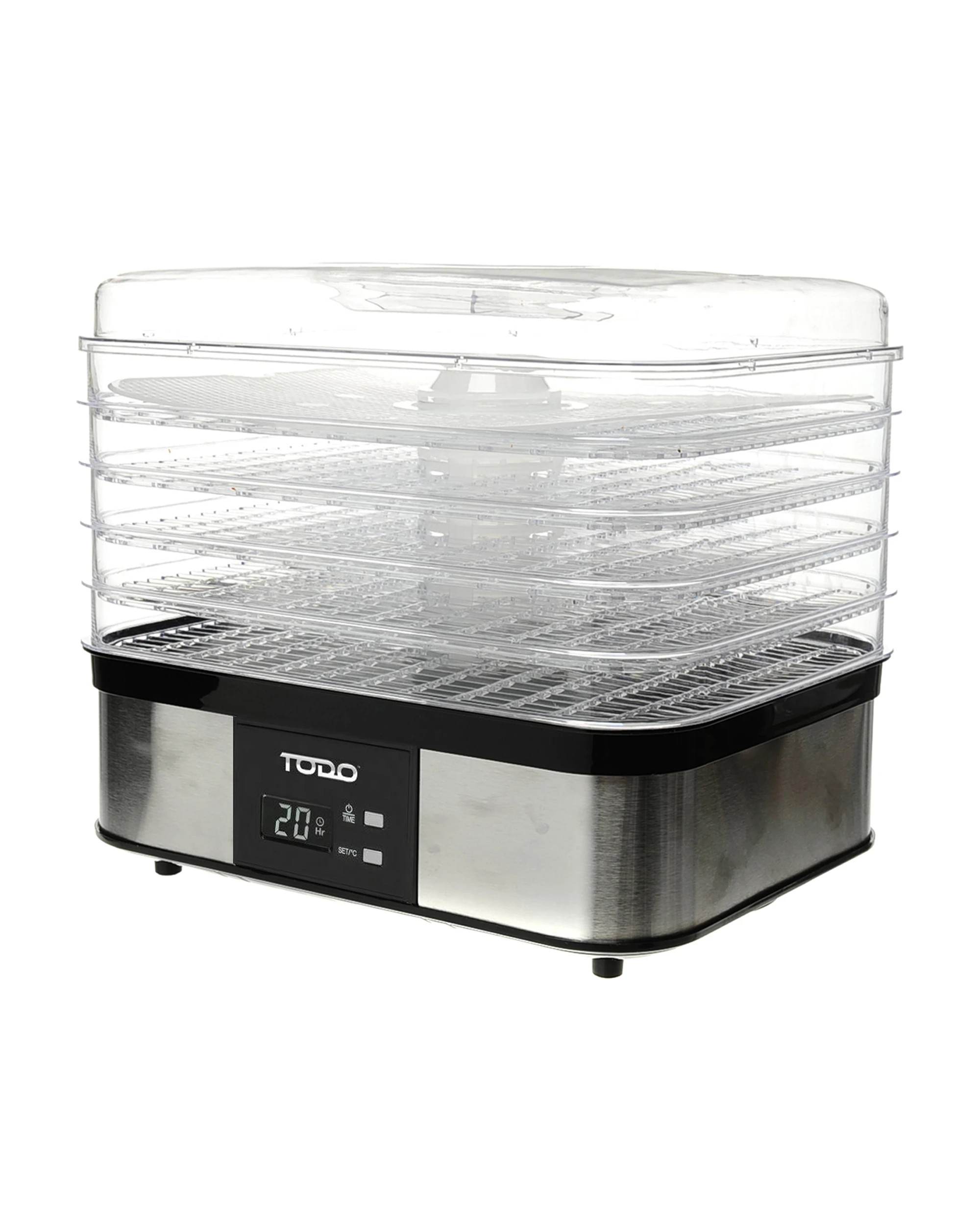 3 TODO 250W Stainless Steel Food Dehydrator Preserve Yogurt Fruit Dryer Jerky Maker, 3 of 7