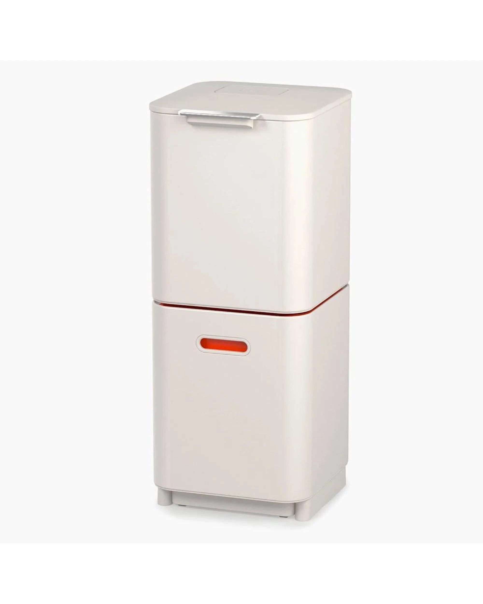 1 Joseph Joseph Totem Compact Waste Separation 40L Bin Stone 30064 - Natural, 1 of 9