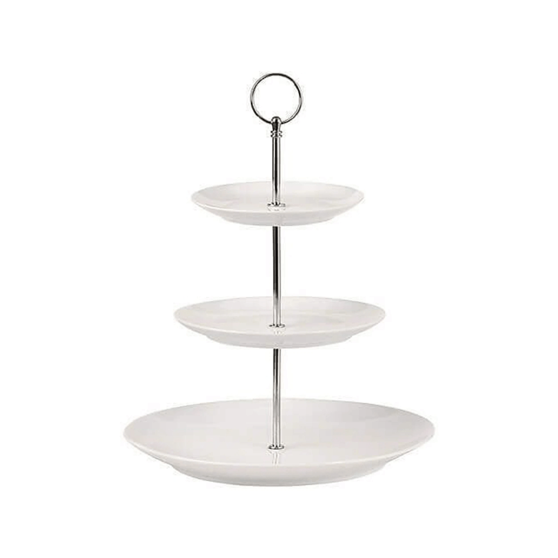 1 Maxwell & Williams 3-tier Cake Stand High Quality Durable Cake Display
 - White, 1 of 3