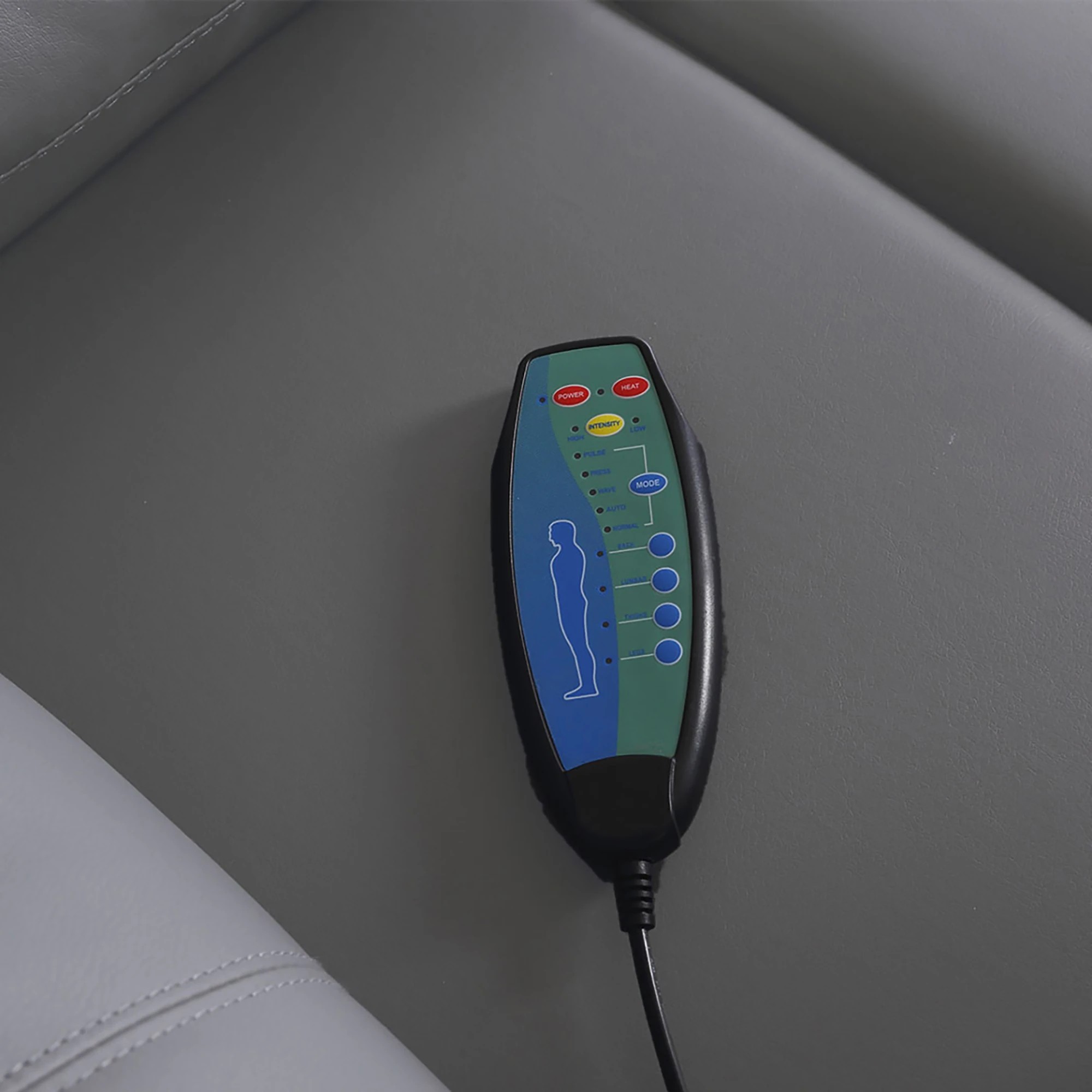 5 Levede Heated Massage Chair - Grey, 5 of 6