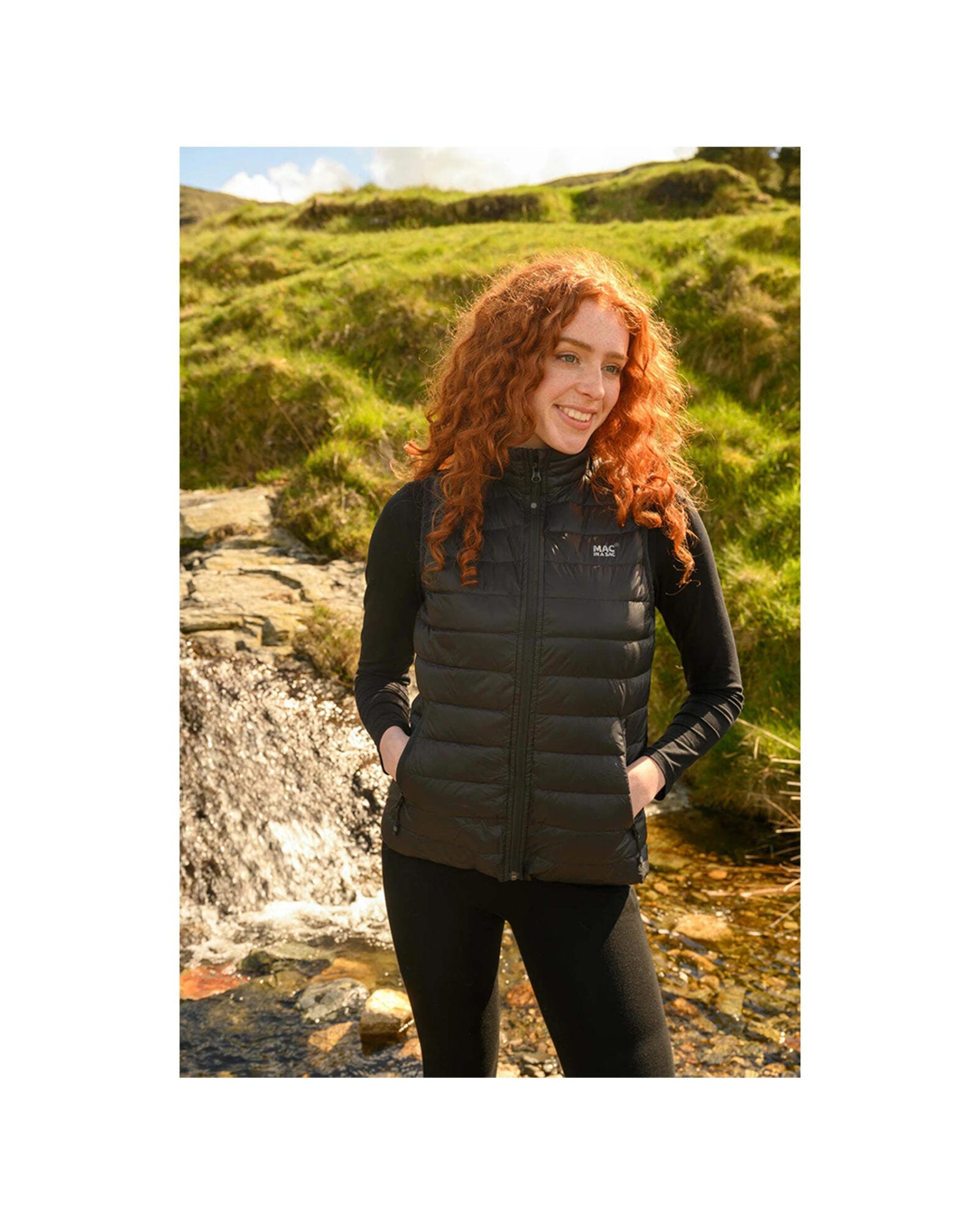 4 Mac In A Sac Adult Ladies Alpine Down Vest BLACK, 4 of 7