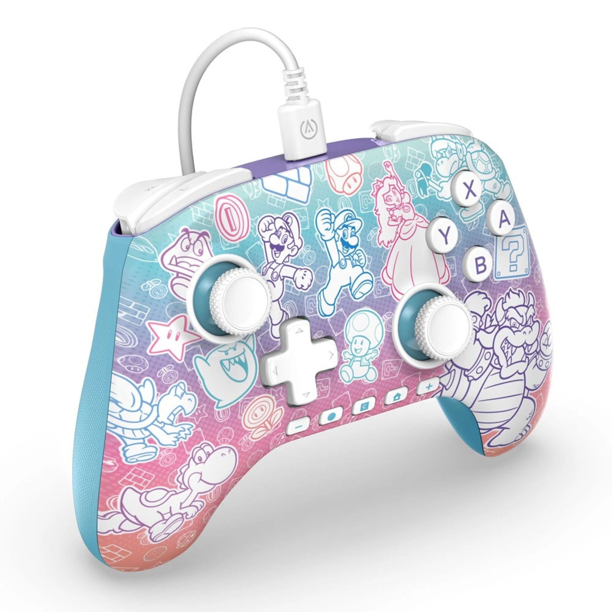 3 PowerA - Advanced Wired Controller for Nintendo Switch 2 - Mushroom Kingdom - Multi, 3 of 5