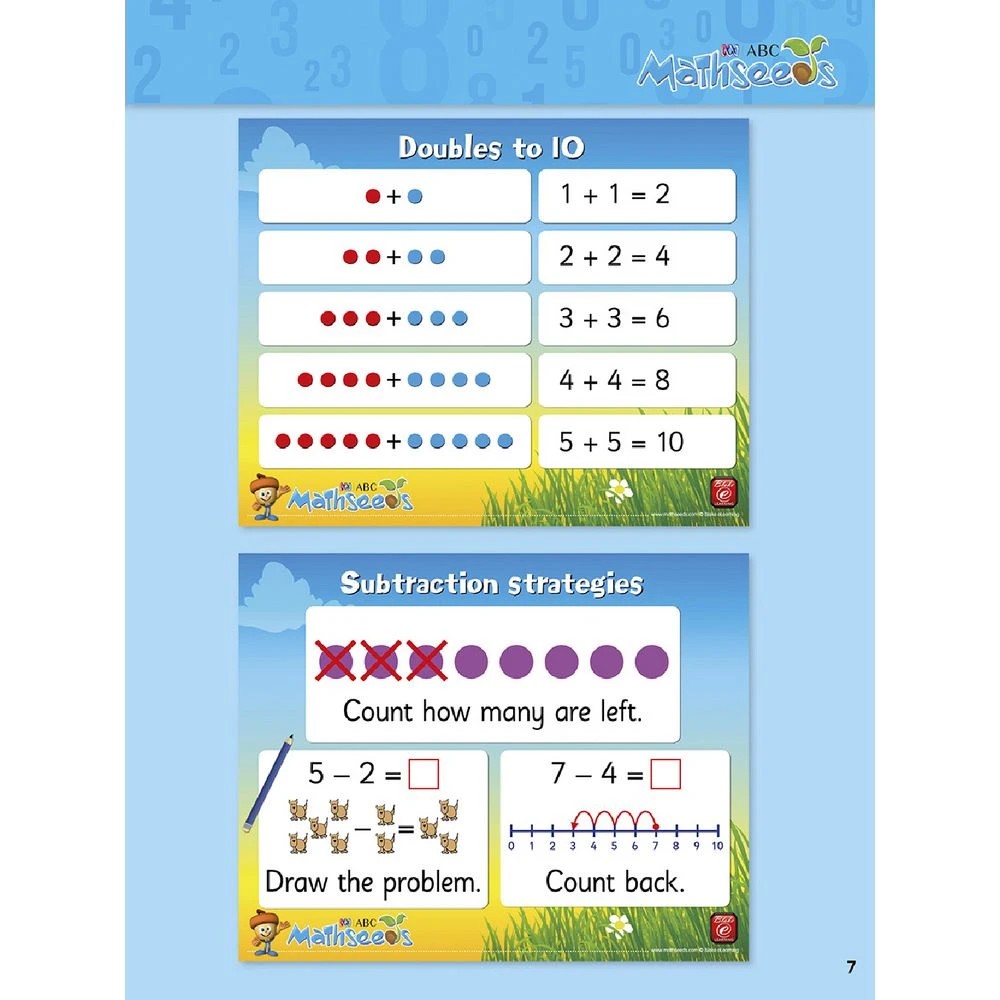 3 ABC Mathseeds Activity Book First Addition and Subtraction, 3 of 4