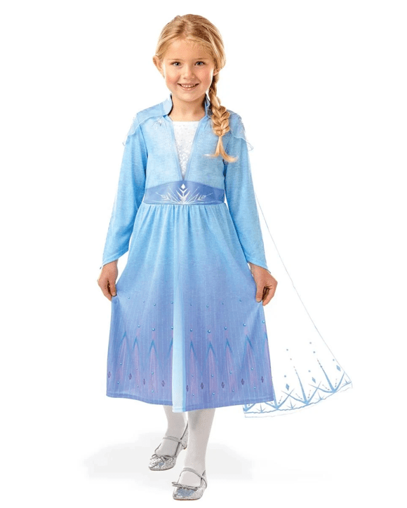 Kids Costumes Elsa Dress Up Kmart Disney Frozen Elsa Classic Kids Costume  Ages Blue Kmart