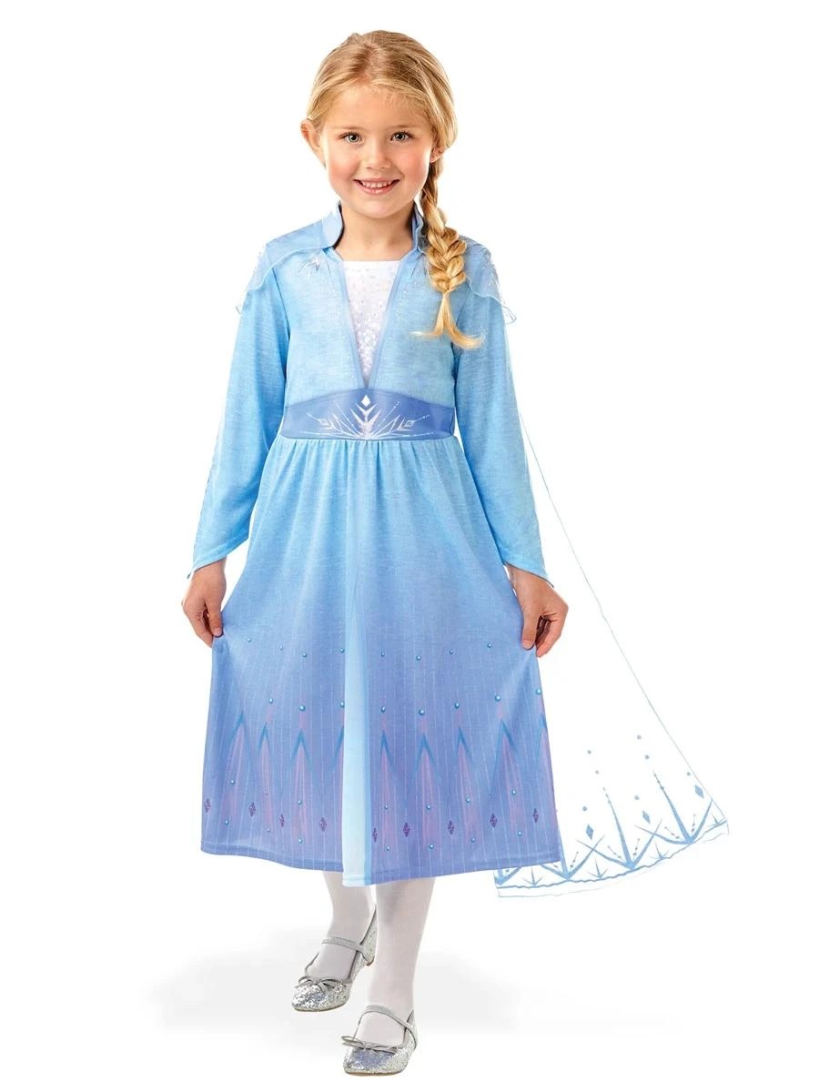 1 Disney Frozen Elsa Child Costume - Ages 4-6, 1 of 5
