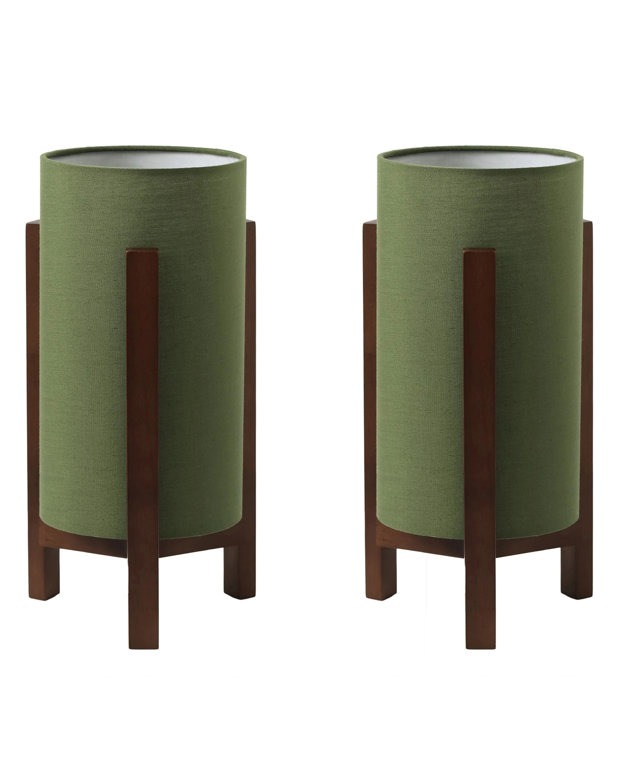 1 Sherwood Set of 2 Aaliyah Table Lamp - Green, 1 of 10