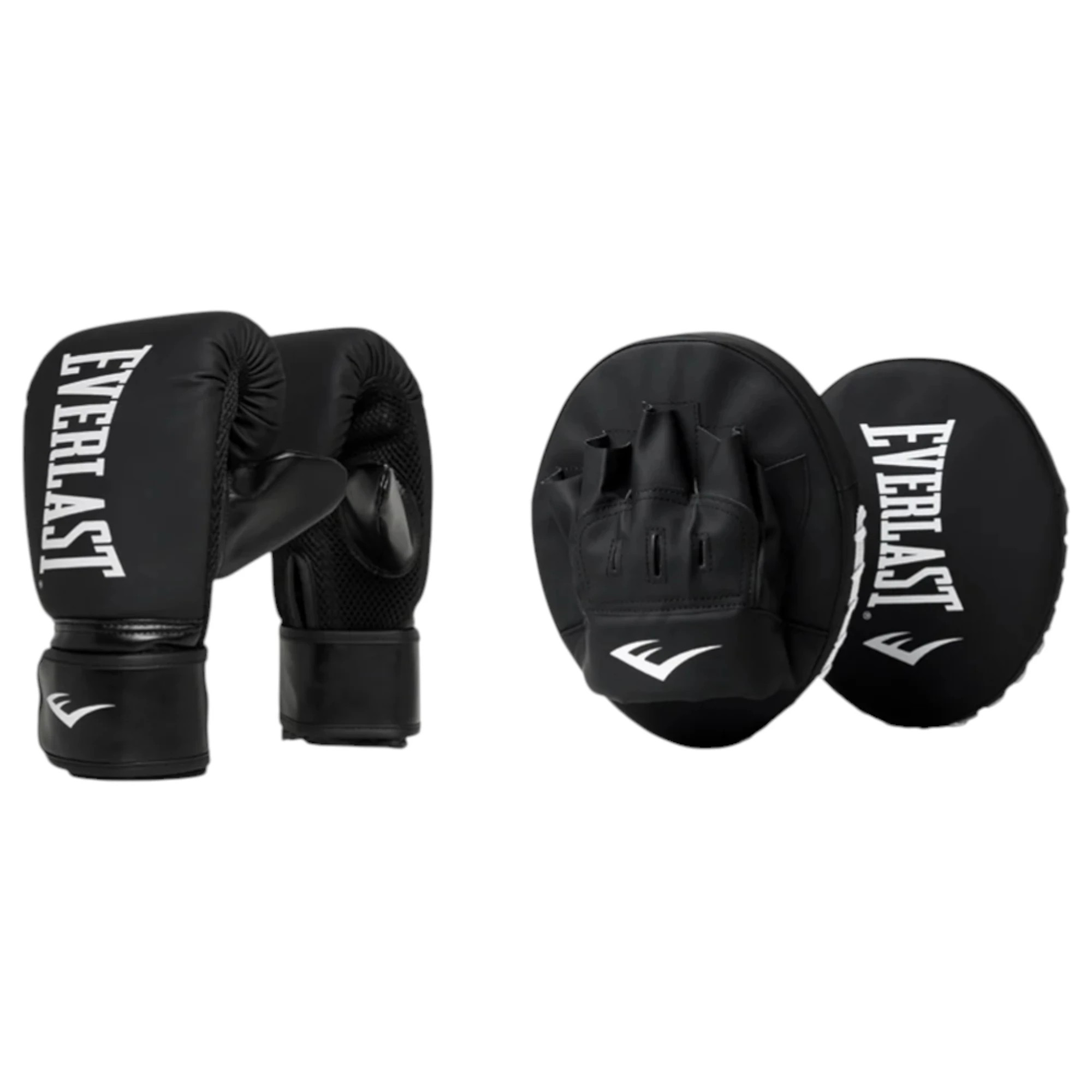 1 Everlast Elite Tempo Cardio Boxing Gloves & Mitt Combo Fitness Pack L/XL - Multi, 1 of 9