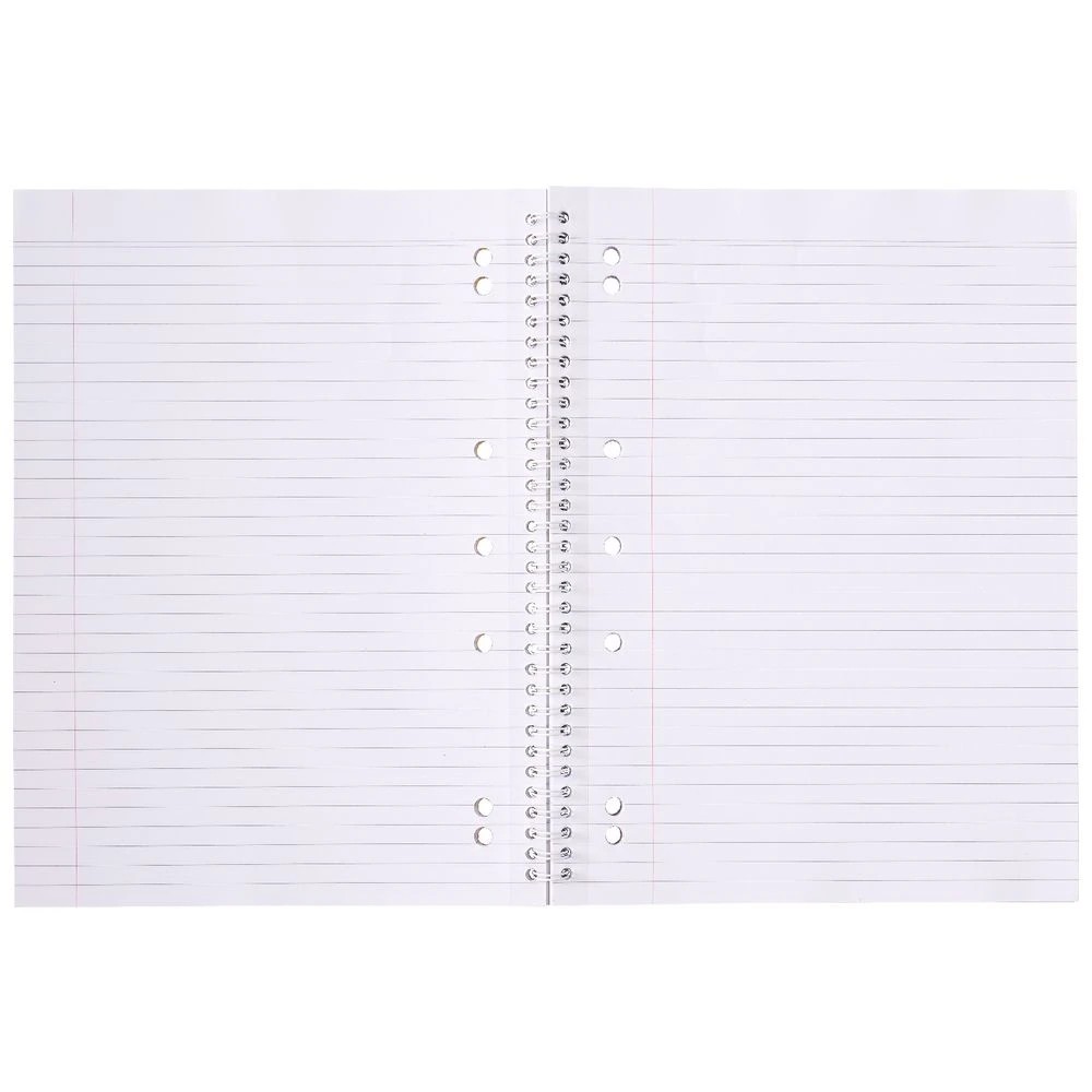 2 J.Burrows A4 Recycled Spiral Lecture Book 140 Pages Blue, 2 of 3