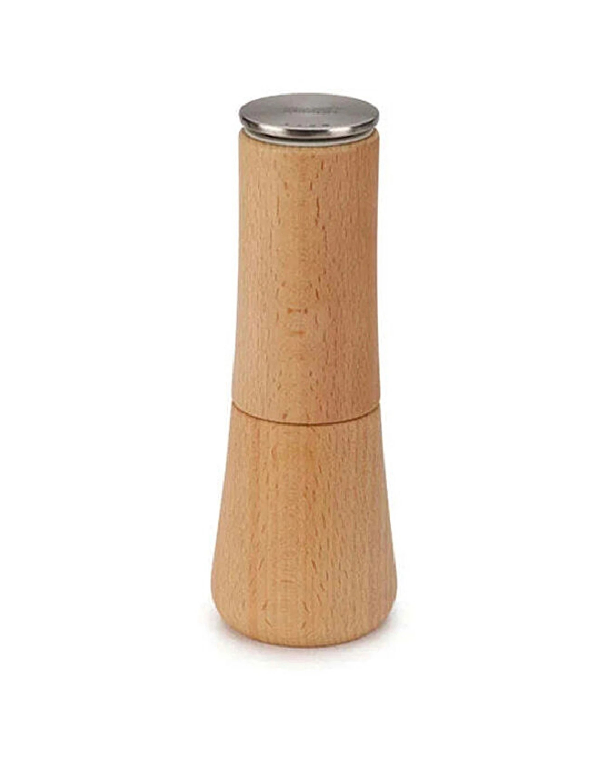 2 Joseph Joseph 2PK Milltop Wood No-spill Salt Mill Beech Ceramic Grinder - Natural, 2 of 6