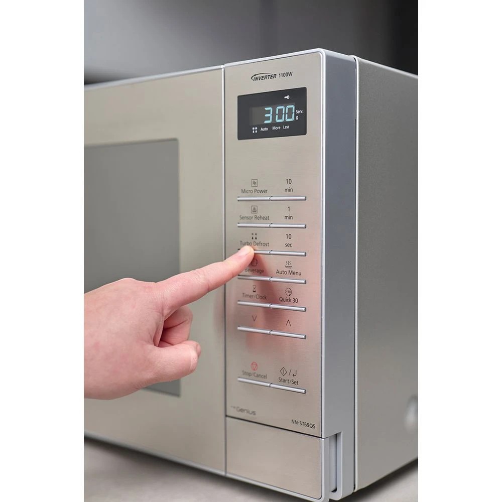 6 Panasonic 32L Inverter Microwave Stainless Steel, 6 of 6