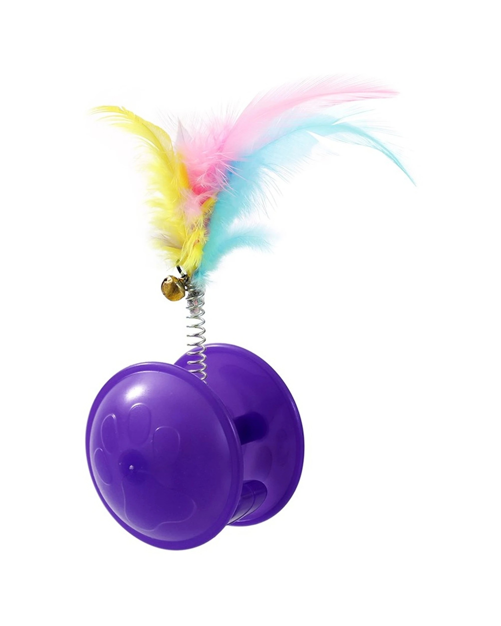 6 Paws & Claws 6PK Pounce Crazy Rolling Pet Cat Toy 10x4cm - Assorted, 6 of 7
