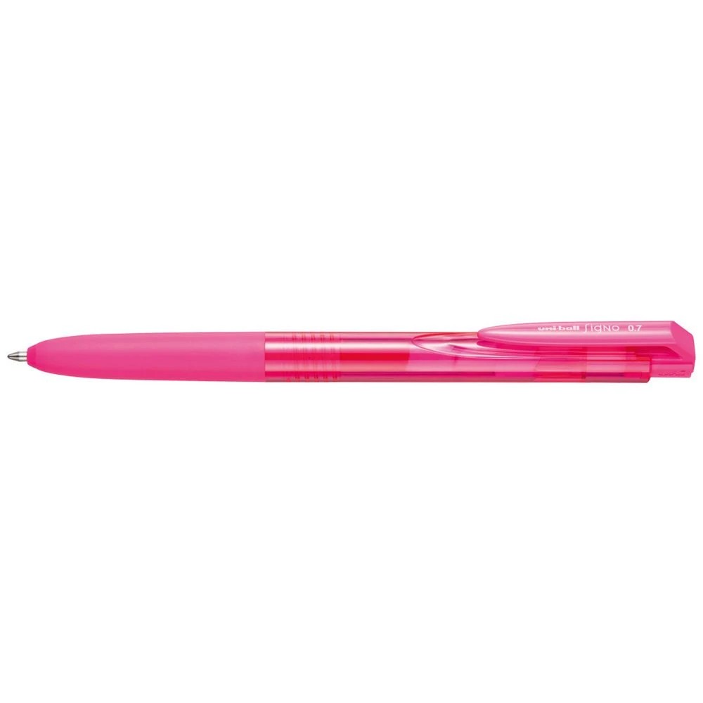 1 Uniball Signo RT1 Retractable Gel Pen 0.7mm Baby Pink, 1 of 1