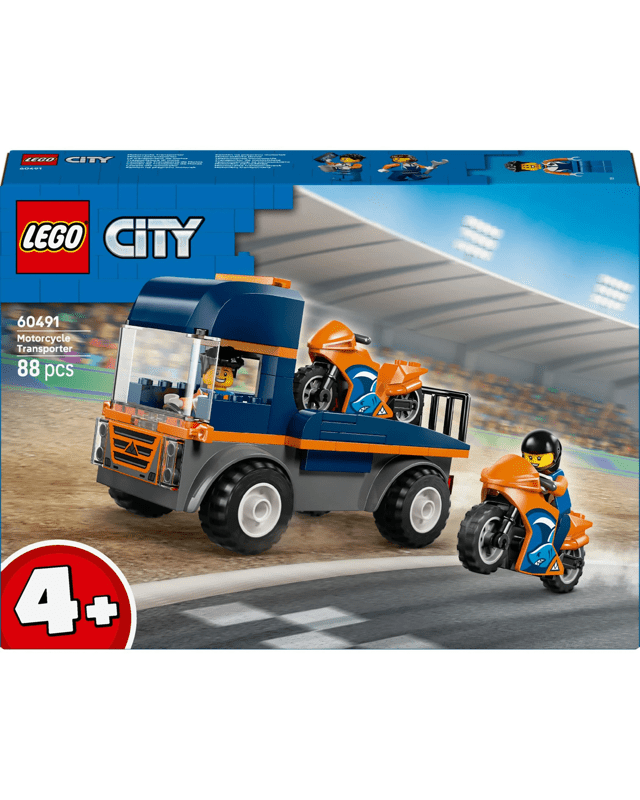 LEGO City Motorcycle Transporter 6