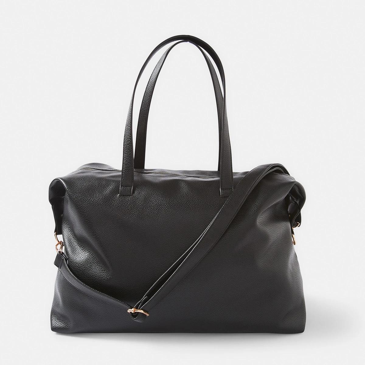 1 Weekender Tote Bag BLACK, 1 of 6