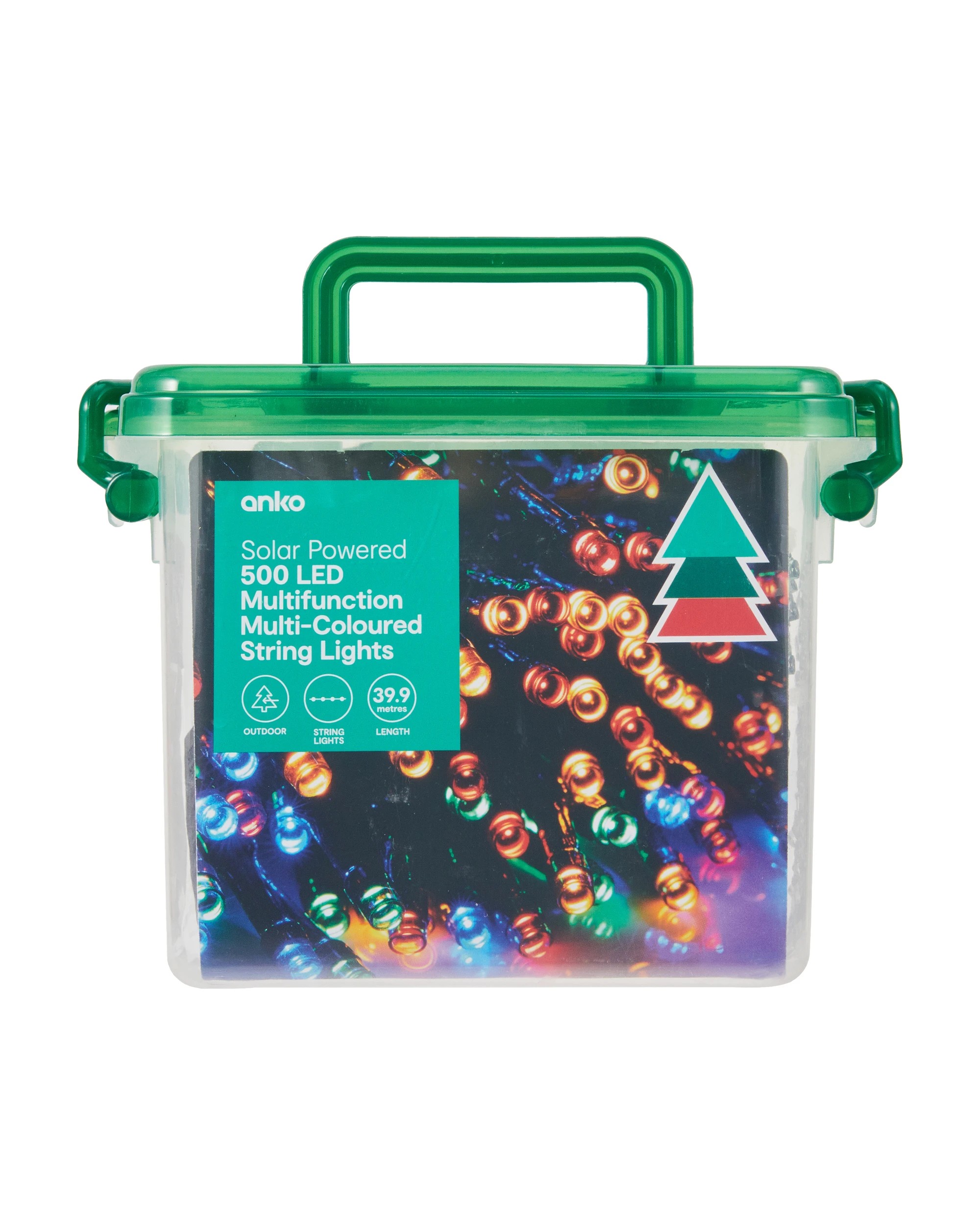 6 Solar Powered 500 LED Multifunction Multi-Coloured String Lights, 6 of 6