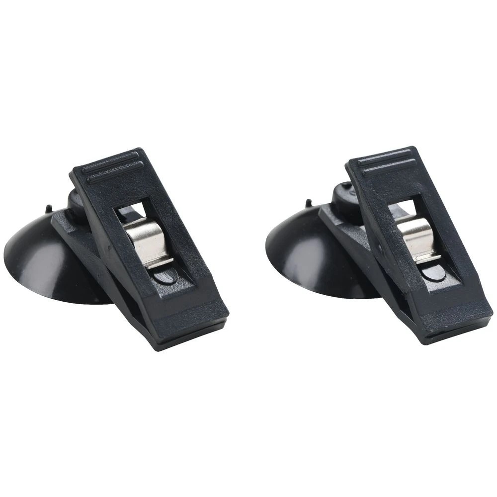 3 J.Burrows Suction Clips Black 2 Pack, 3 of 4
