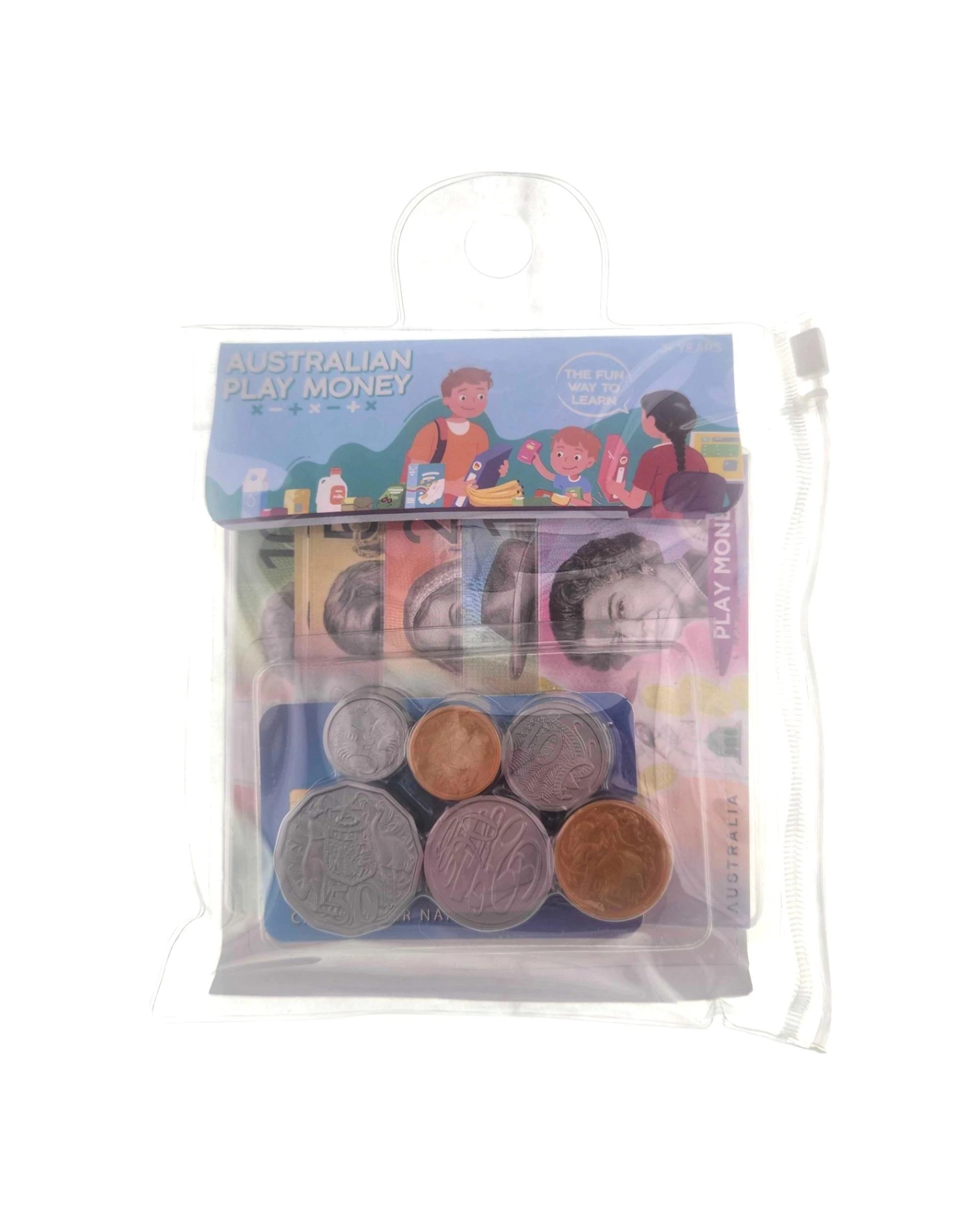 1 Australian Play Money Set with Pretend Credit Card, 1 of 2