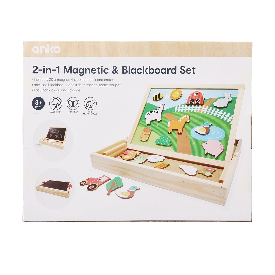7 2-in-1 Magnetic & Blackboard Set, 7 of 7