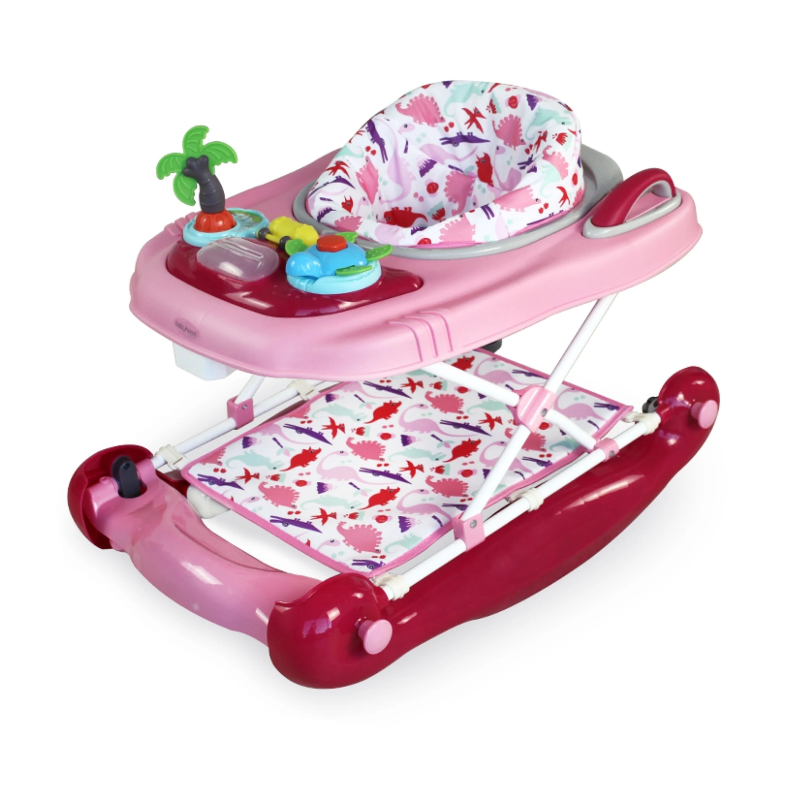1 Babyhood Diddlee Doo Walker Rocker 3 in 1 - Pink, 1 of 3