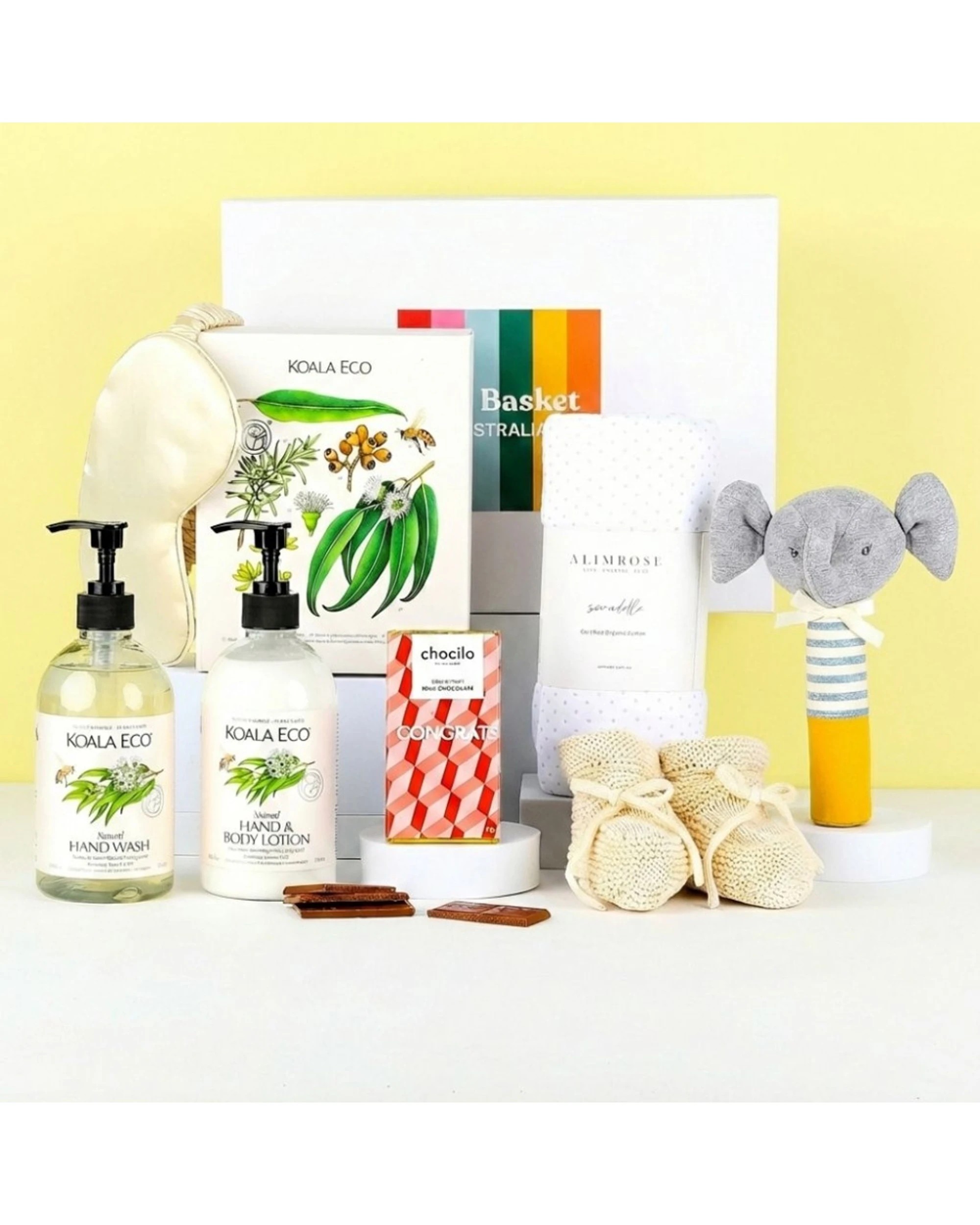2 Gift Basket Baby And Mama Hamper Newborn Pamper Essentials Chocolate - Multi, 2 of 7