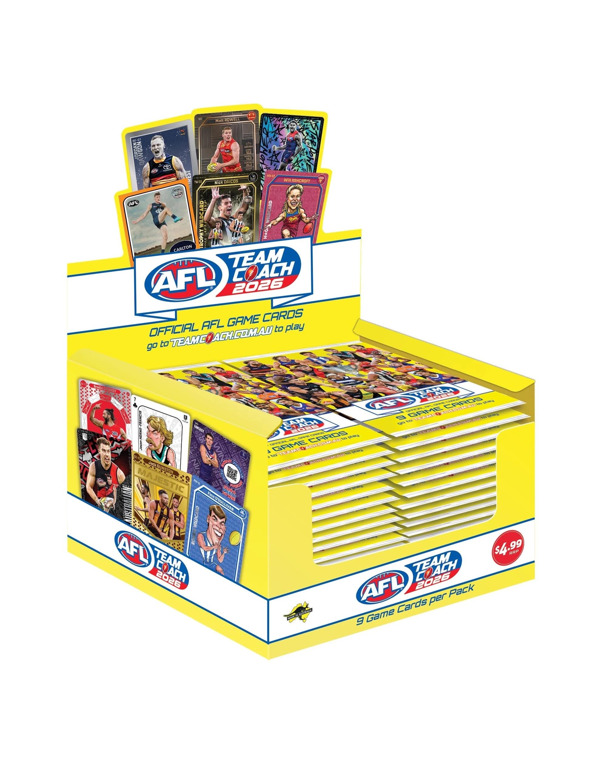 1 AFL 2026 Teamcoach Trading Cards Booster Box, 1 of 1