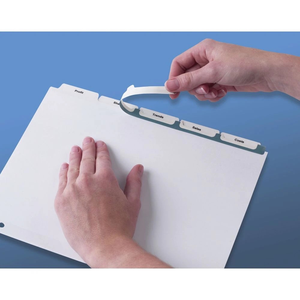 5 Avery A4 IndexMaker with 5 Tabs Clear, 5 of 6