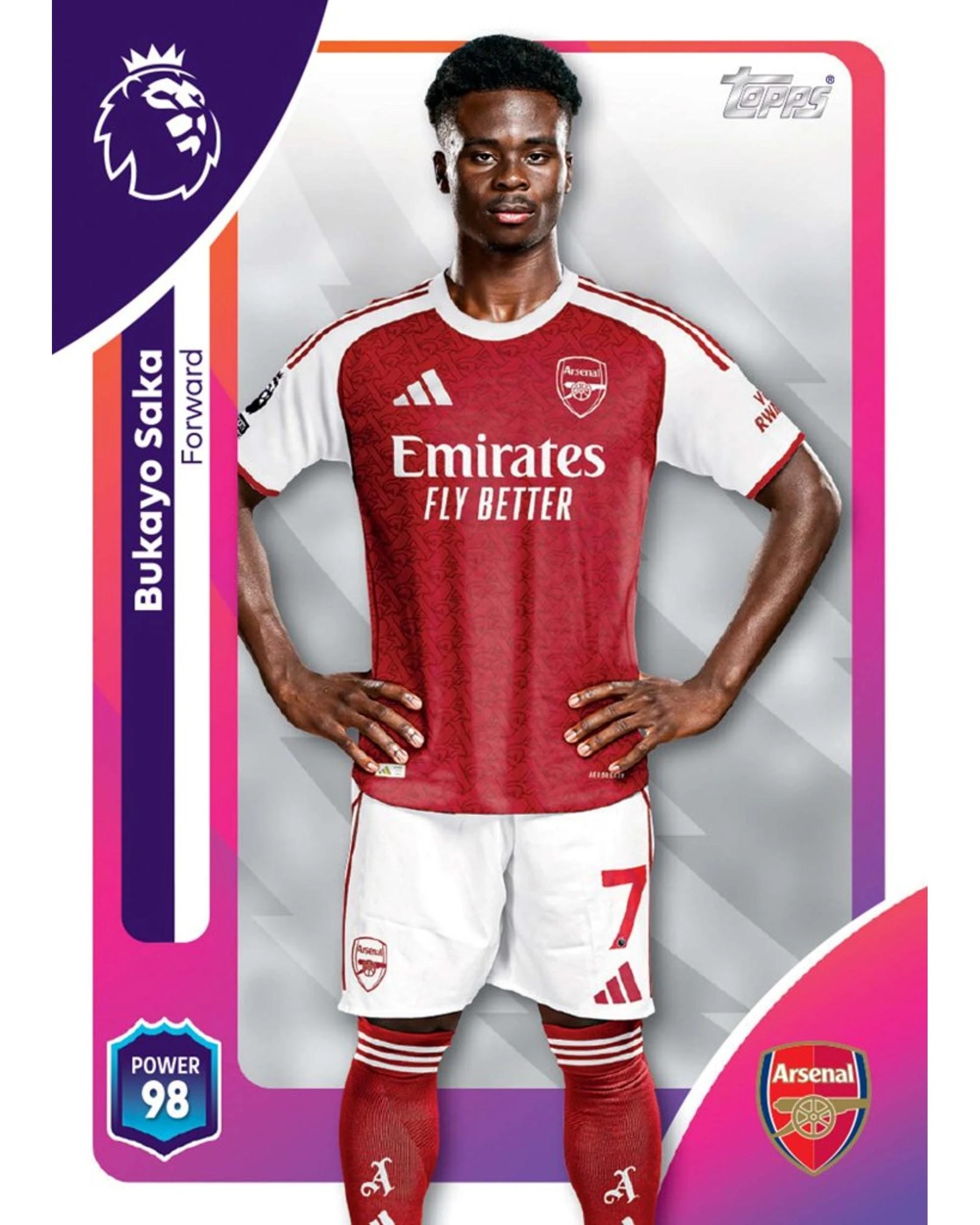 3 Topps 2026 Premier League Trading Cards Starter Pack, 3 of 10