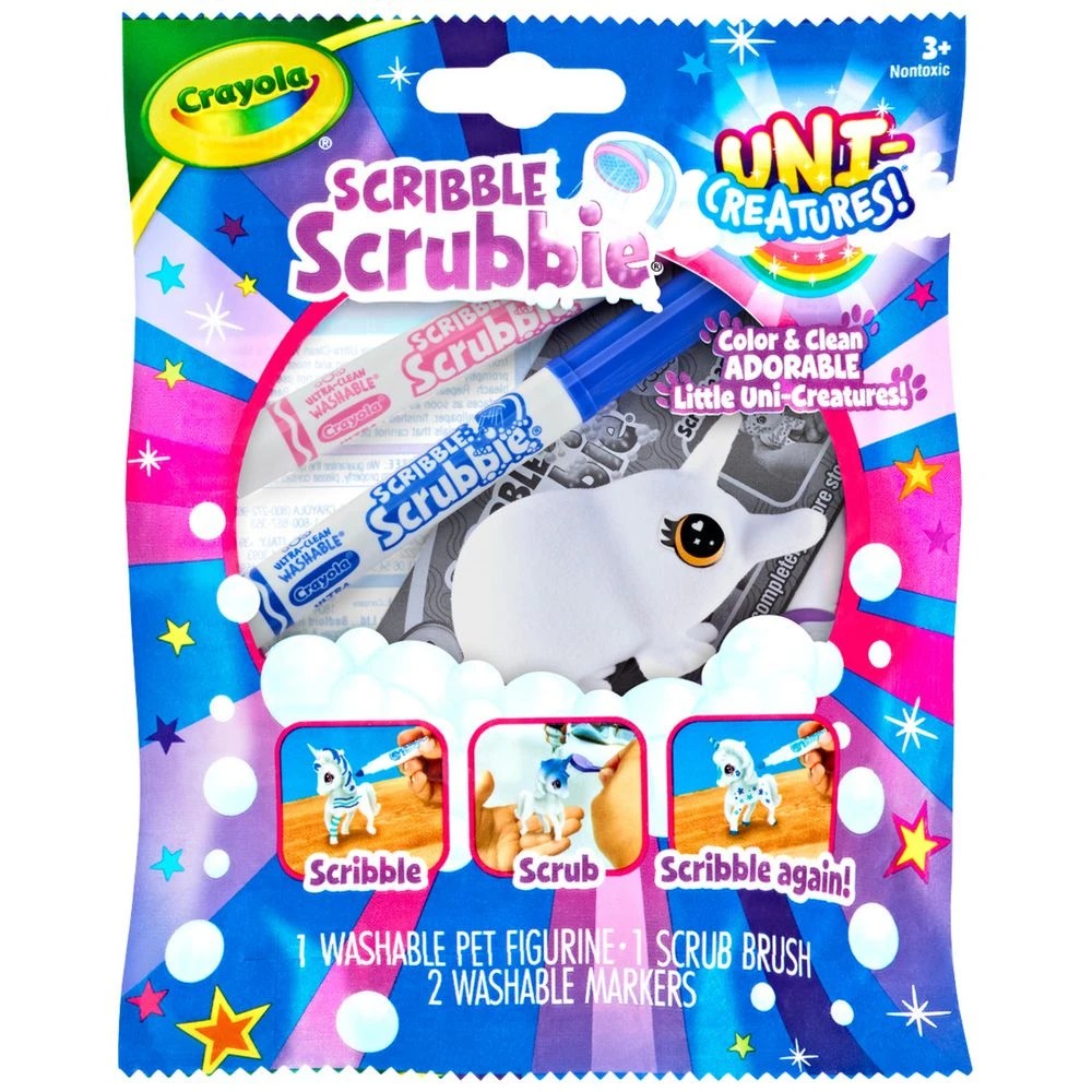 2 Crayola Scribble Scrubbies Unicreatures, 2 of 9