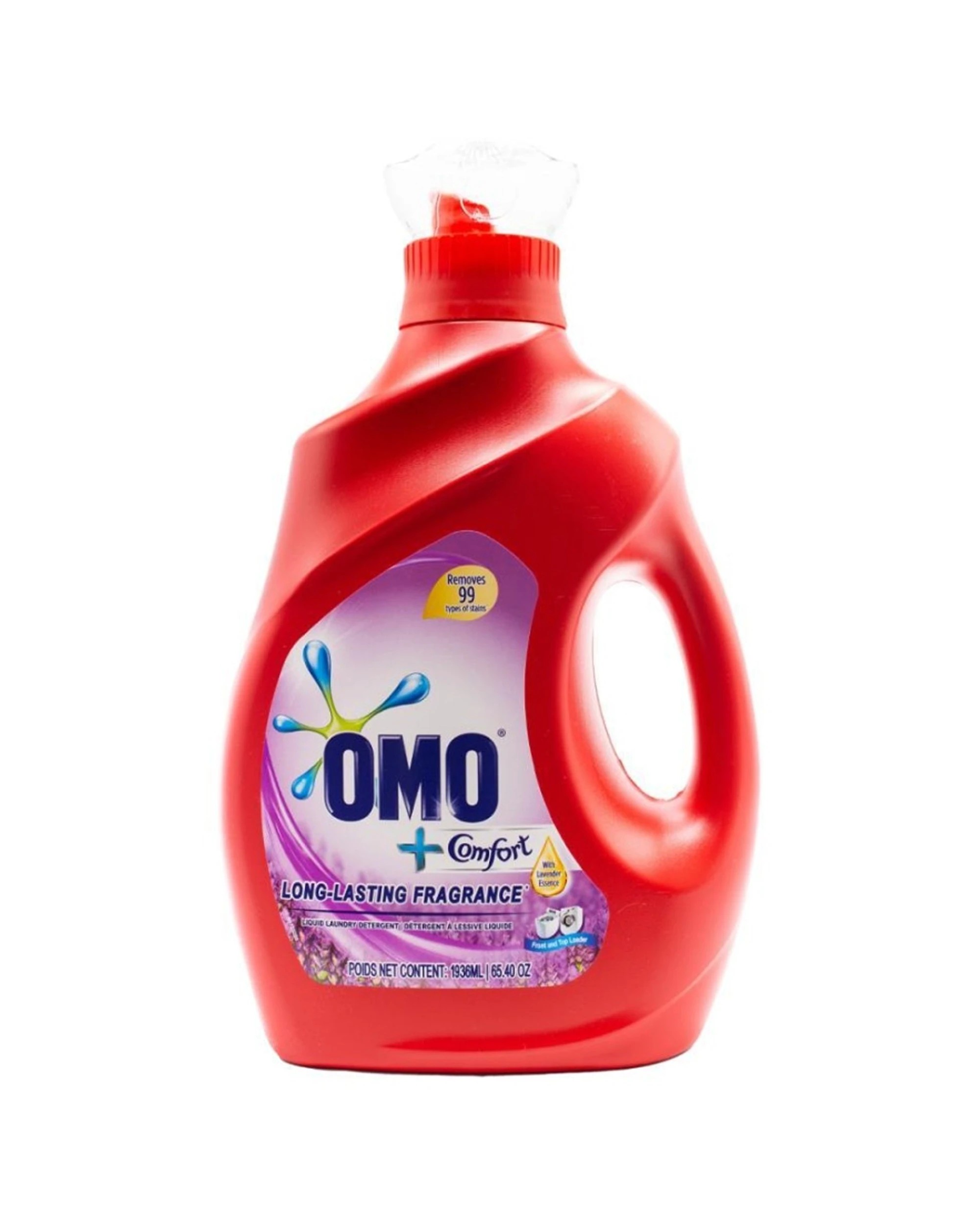 2 Omo 6PK Comfort Auto Liquid Laundry Detergent Front Top Loader 6 X 1.9L, 2 of 3