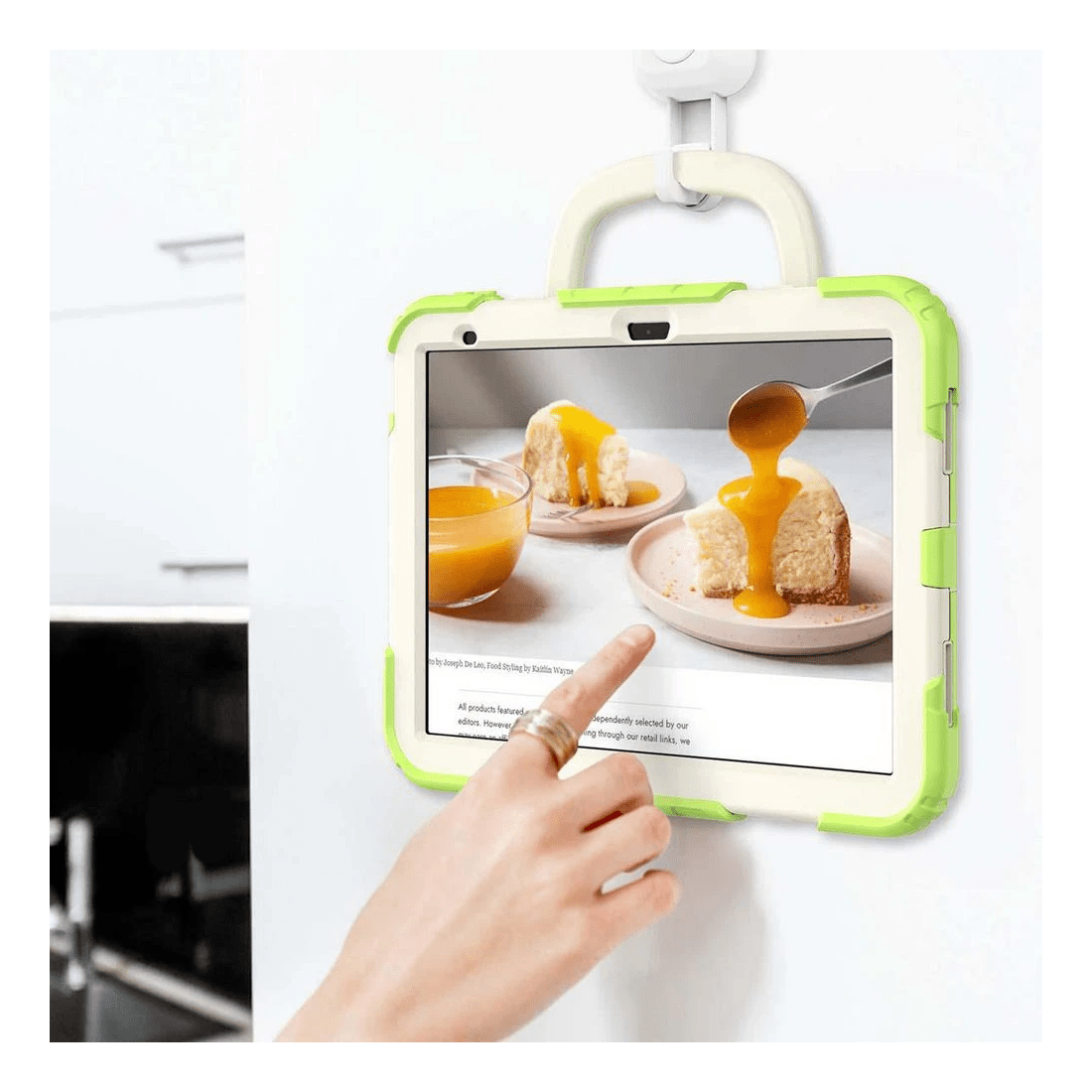 3 Studymate Bumper Case iPad A16/10th Gen 10.9" Green w handle, 3 of 10