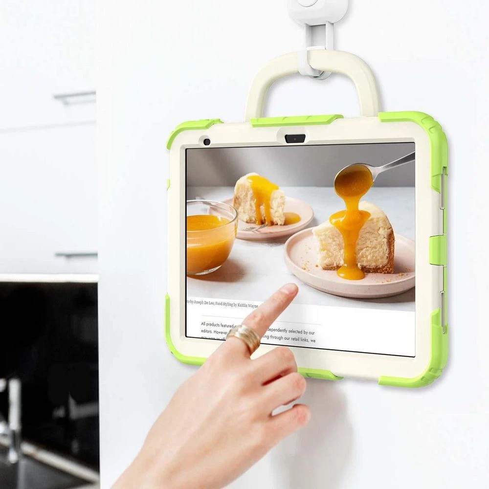 3 Studymate Bumper Case iPad A16/10th Gen 10.9" Green w handle, 3 of 10