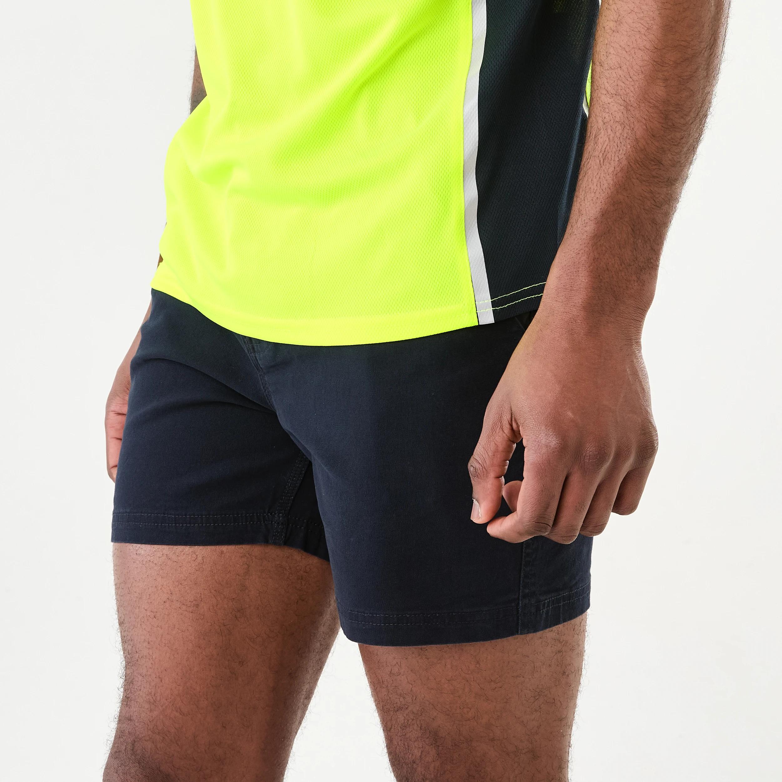 2 Workwear Fixed Waist Short Length Work Shorts SKY CAPTAIN, 2 of 7